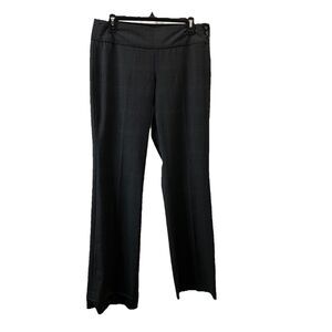 The Limited Cassidy Fit Gray Plaid Dress Trouser Pants Career Womens Size 6